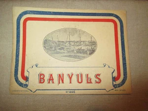 ancien étiquette Banyuls vin milieu XX ème - Imagen 1 de 1