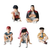 Hot Cartoon SLAM DUNK Hanamichi Sakuragi n Rukawa Kaede Small Figures Car Decors