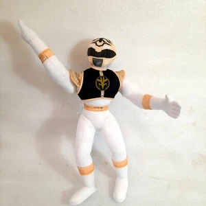 Kid Dimension Mighty Morphin Power Rangers White Stuffed Plush doll 1994 Hasbro - Picture 1 of 10