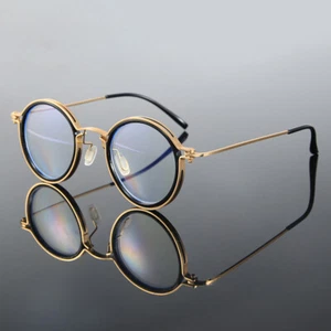 Round Frame Men Women Metal Reading Glasses Anti Blue Light Hyperopia Eyewear AU - Picture 1 of 18