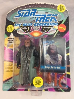NUEVO Star Trek KLINGON WARRIOR WORF Next Generation Figura Playmates 1993 6024 Foto 1 de 4