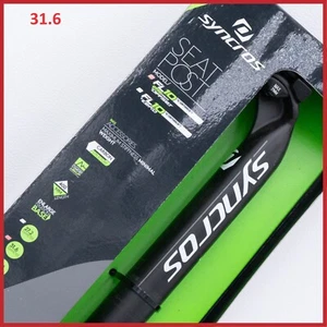 NOS SYNCROS FL 1.0 CARBON SEATPOST 31.6 mm 2 BOLTS 400 mm 25 mm OFFSET MTB XC - Picture 1 of 5