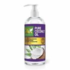 100% Pure Organic Fractionated Coconut Oil for Hair, Skin, Massage (16 Fl. Oz.)
