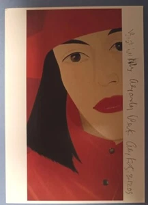 Alex Katz: Signierte Kunstpostkarte - Autogramm - autograph - Signed - Bild 1 von 1