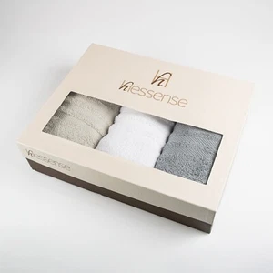 Set Asciugamani Bagno Viso e Bidet in Morbida Spugna 100% Cotone con 3+3 - Foto 1 di 6