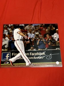 FOTO FIRMADA AUTOGRAFIADA POR CHIPPER JONES 16X20 ATLANTA BRAVES #2 CERTIFICADO DE AUTENTICIDAD - Imagen 1 de 1