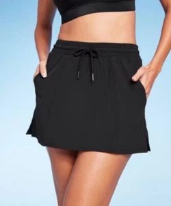 Kona Sol Women's Quick Dry Board Skirt with Pockets Black Size XL (16) - Picture 1 of 3