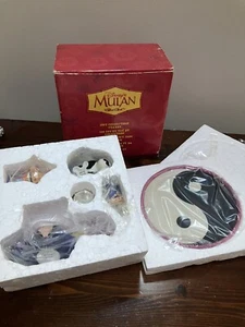 Disney Store Mulan Tea Set Complete Box Rare Vintage 1998 Pls Read - Picture 1 of 6
