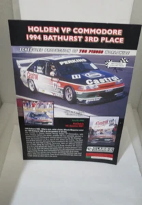 CLASSIC 1/18 DEALER BROCHURE ONLY HOLDEN VP COMMODORE 1994 BATHURST 3rd PERKINS - Bild 1 von 2