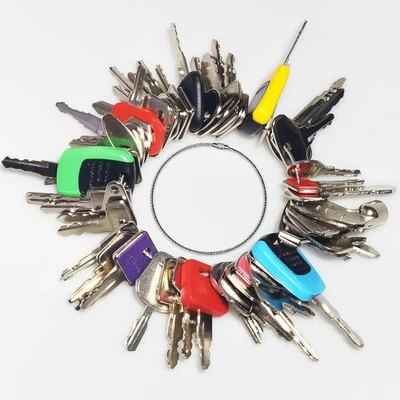 60 Heavy Equipment Keys Master Set Consturction Ignition Keys Kubota JCB Cat - Image 1 of 4
