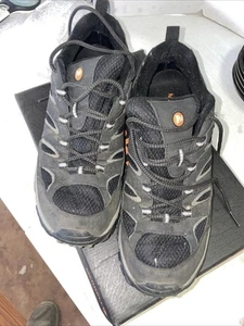 Merrell Men's Moab 2 GTX Vent Hiking Shoe 9.5 Black Night J06037 EUC - Picture 1 of 10