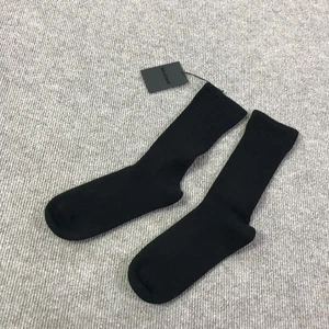 Calcetines Naadam para mujer talla única negros anclaje cachemir crew suaves tejidos de lujo cálidos - Imagen 1 de 8