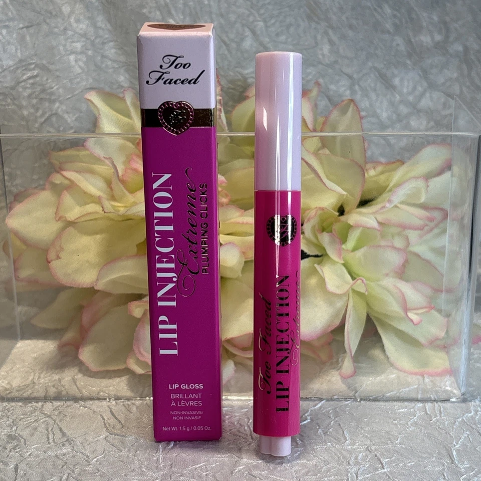Too Faced Lip Injection Extreme Plumping Clicks Lip Gloss DON’T BE CHAI FreeShip - Image 1 of 1