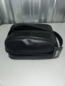 Wilson’s Leather Toiletry Bag Dopp Kit Black Leather. NWT - Picture 1 of 10