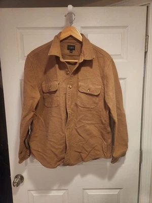 J.Crew Shirt Jacket Men's XL Brown. FREE SHIPPING  - Image 1 of 4