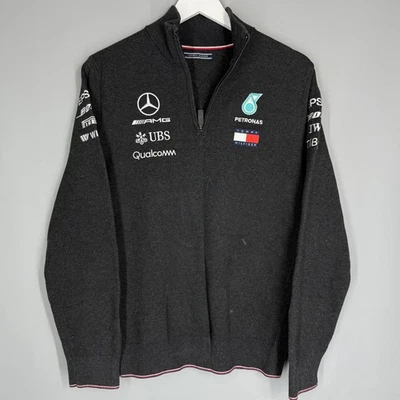 FORMULA 1 MERCEDES AMG RACING 1/3 ZIP TOP PETRONAS MOTORSPORT TOMMY HILFIGER - Image 1 of 4