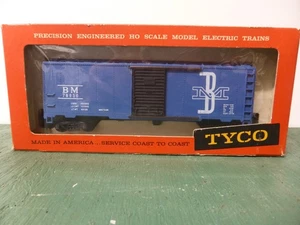Tyco HO Scale T311G Box Car "Boston & Maine" blau sehr guter Zustand verpackt - Bild 1 von 4