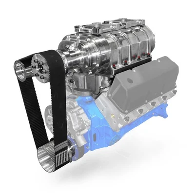 Ford 302 351C Cleveland 3V 4V Complete 6-71 Roots Supercharger Blower Kit - Image 1 of 3
