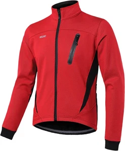 Giacca Da Ciclismo Uomo Giacca Termica Invernale MTB Bike Cappotto Softshell per - Foto 1 di 12