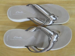 Sandalia Clarks Cloud Steppers Cojín Suave Slide Para Mujer Talla 8 - Imagen 1 de 20