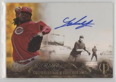 2014 Topps Tribute Traditions Auto Gold /15 Johnny Cueto #TT-JC Auto - Image 1 of 2