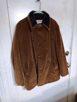 Vintage McGregor Brown Camel Corduroy Jacket Coat Mens Size 40 - Image 1 of 4