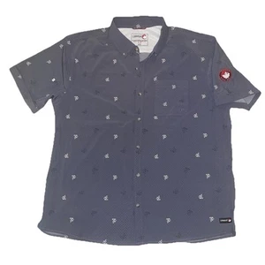Canada Weather Gear Exterior Talla XL Camisa Manga Corta Elastizada Estampado de Peces por Todas Partes - Imagen 1 de 15