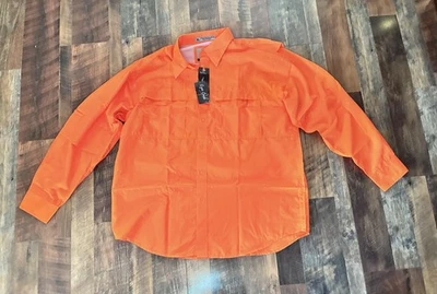 Tiger Hill XL Blaze Orange Long Sleeve Shirt - Image 1 of 4