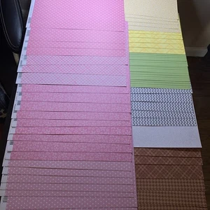 12x12 Scrapbook Paper Mixed Lot 50 Pages - Picture 1 of 8