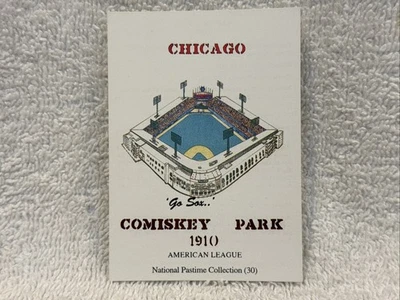 Tarjeta RARA 1910 Chicago White Sox RJF Gráficos Pasatiempo Nacional Comiskey Park!! Foto 1 de 2