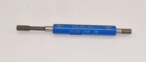 10-32 UNF-2B - Thread Plug Gage - GO Not/Go - .190 - 32 TPI ~ BALAX, Inc - Picture 1 of 1