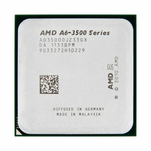 AMD A6-3500 CPU A6-Series AD3500OJZ33GX 2.1 GHz 3M Socket FM1 Processors - Picture 1 of 1