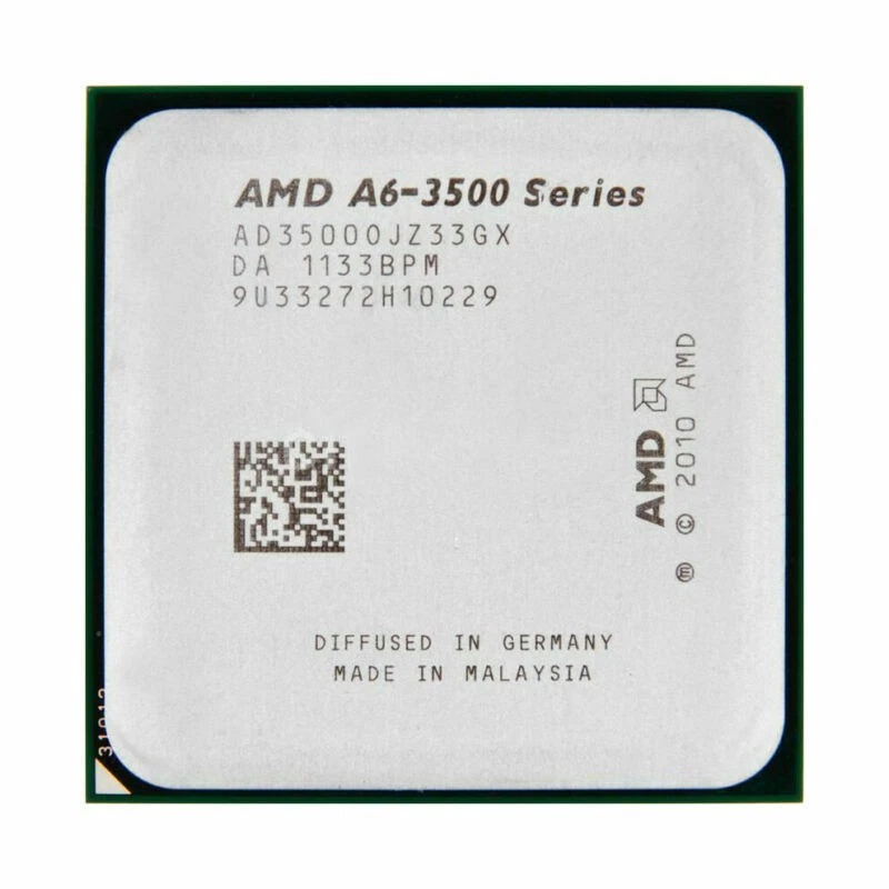 AMD A6-3500 CPU A6-Series AD3500OJZ33GX 2.1 GHz 3M Socket FM1 Processors - Image 1 of 1