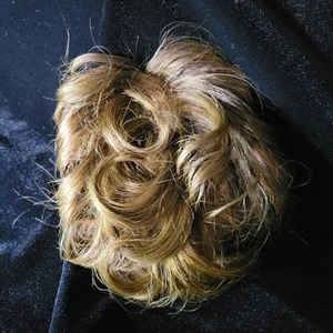 Vintage Brown Human Hair Wiglet Made In Unknown Location  - Picture 1 of 3
