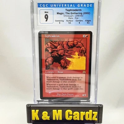 MTG - Onslaught - Tephraderm - Foil - Graded - CGC 9 - Image 1 of 4