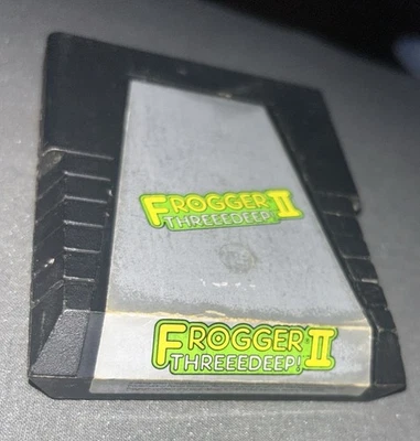 Frogger II Threedeep ~Atari 2600~ Cartridge Only~UNTESTED~ #J96 - Image 1 of 3