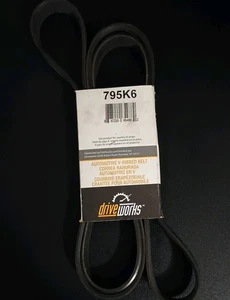 2000-2015 CHRYSLER DODGE JEEP NEW DRIVEWORKS SERPENTINE BELT 795K6 6PK2020 - Bild 1 von 3