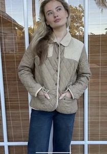BARBOUR Women's Beige Cream Quilted Jacket - Picture 1 of 12
