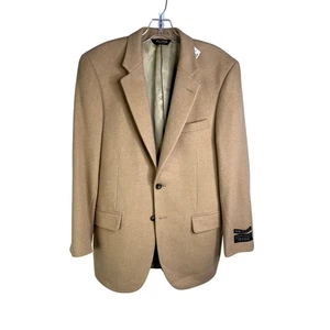 Jos A Bank Blazer Mens 39 Reg Tan Executive Collection 100% Camel Hair NWT - Picture 1 of 10