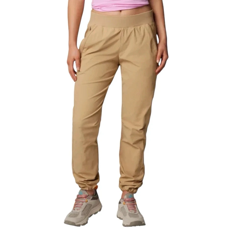 Columbia Women's Trail Straight Leg Active Fit Pants Canoe (Tan) Size XL