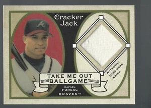 Rafael Furcal 2005 Topps Cracker Jack TMO 2 the Ballgame Mini Relics Card# TORF - Picture 1 of 4