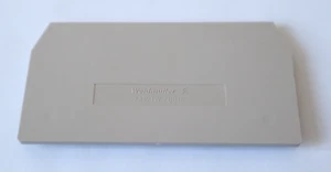 10 Stück WEIDMÜLLER Abschlussplatte - ZAP/TW ZDU 16 - dunkelbeige - NEU - Bild 1 von 2