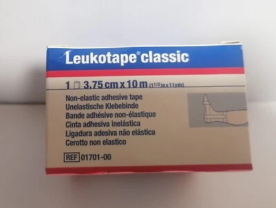 12x BSN Leukotape Classic 3,75cm x 10m Sport,MHD:05/2030 - Bild 1 von 3