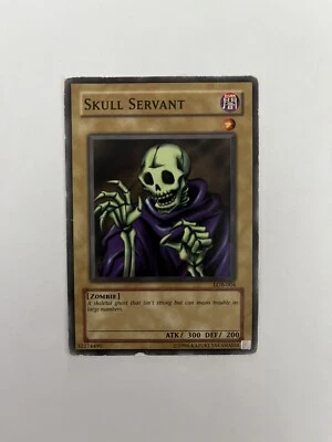YUGIOH Magic Ruler - Skull Servant - LOB - 004 - Unlimited Common TCG LP/MP - Image 1 of 2
