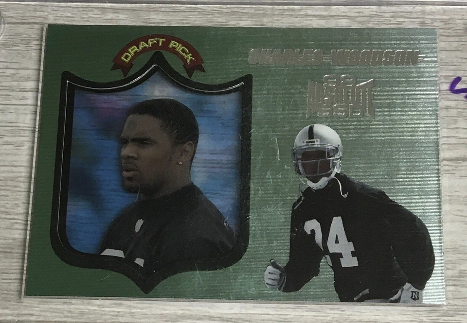 1998 Playoff Absolute SSD Draft Pick Rookie Card Rc Charles Woodson #177 W - Image 1 of 2