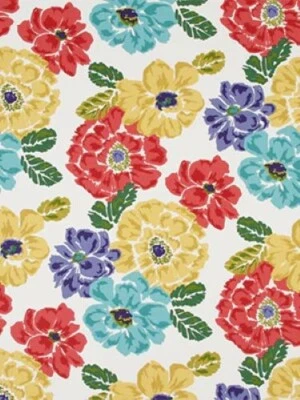 Rollo de tela de 60 yardas, multiusos, algodón, floral, botánico, amarillo, flor Foto 1 de 3