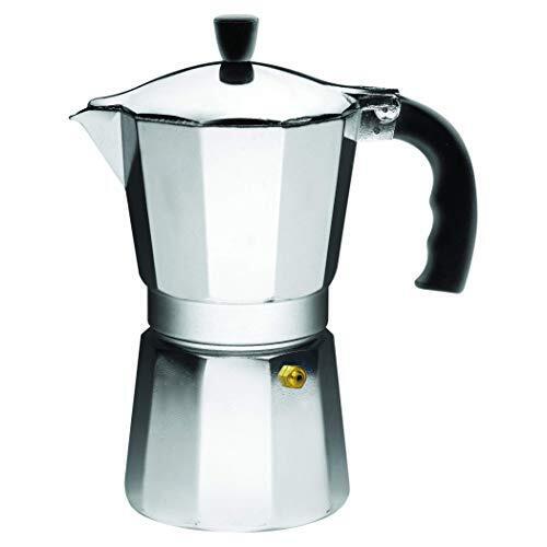 Easyworkz Diego 12 Cup Stovetop Espresso Maker Stainless Steel Italian  Coffee Maker Induction Moka Pot Black, 17.5 oz 