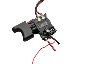 Ryobi PCL206 One 18v drill driver trigger switch and brushes/led light assembly - Picture 1 of 1