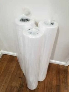 Clear Plastic Disposable Tablecloth Heavy Duty for Dining & Kitchen Table - Picture 1 of 3