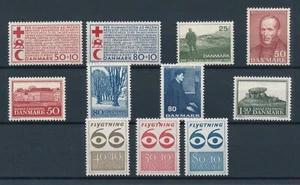 Denmark 1966 Complete Year Set MNH - Picture 1 of 1